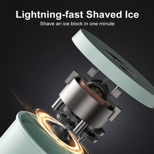 CROWNFUL Shaved Ice Machine, Snow Cone Machine with 2 Ice Cups, Ice Shaver Machine, Easy to DIY with Snow Cone Syrup at Home